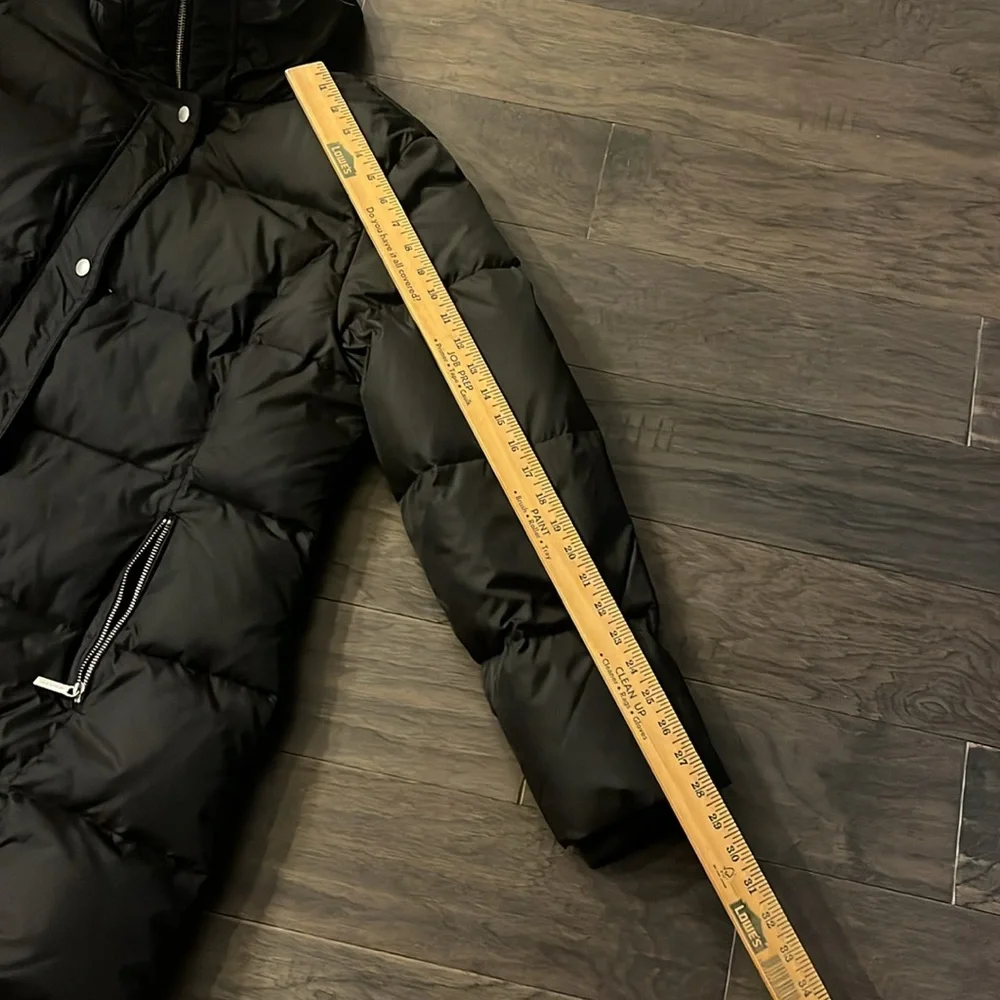 Michael Kors 3/4 Puffer Jacket Black used Womens Size XL